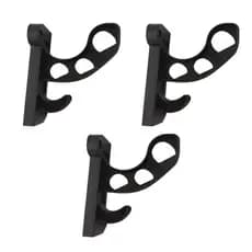 Kit 3 Suportes de Parede para Capacete e Jaqueta Organização com Estilo