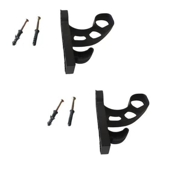 Kit 2 Ganchos de Parede para Capacete e Acessórios Ideal para Motociclistas