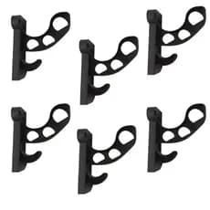 Kit 6 Suporte De Parede Para Pendurar Capacete E Acessórios