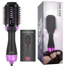 Escova Secadora 110V Alisador Elétrica Quente Cabelo Com 3 Em1 Hair Styler