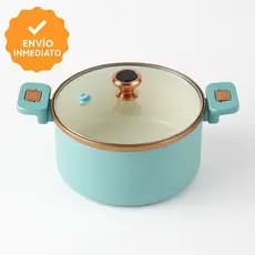 Panela de Micro Pressão 10 Litros 28Cm Anti Aderente Caçarola e Tambem Por Indução