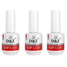 Kit 3x Top Coat D&Z Tradicional – Brilho Intenso e Acabamento Profissional ✨