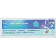Kit 300 Unhas Postiças Soft Gel Fosca – Cobertura Completa e Alta Resistência