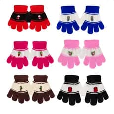 Kit 3 Pares Luvas Infantil Bichinhos Confortavel Inverno Para Crianças Coloridas