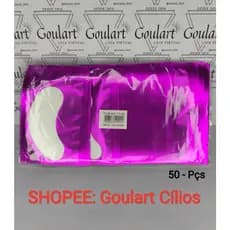 KIT 50 Pares Protetor De Pálpebra Em Gel Patch Pad Alongamento Cílios