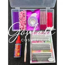 Kit Completo para Extensão de Cílios – Profissional e Prático Para Cuidados e Higiene Essencial