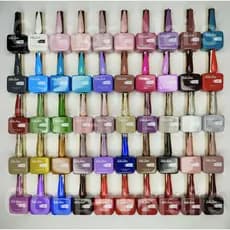 KIT 50 Esmalte em Gel Led Uv Bella Rosa 15ml  Preto Branco Vermelho Amarelo Lilas Rosa azul verde