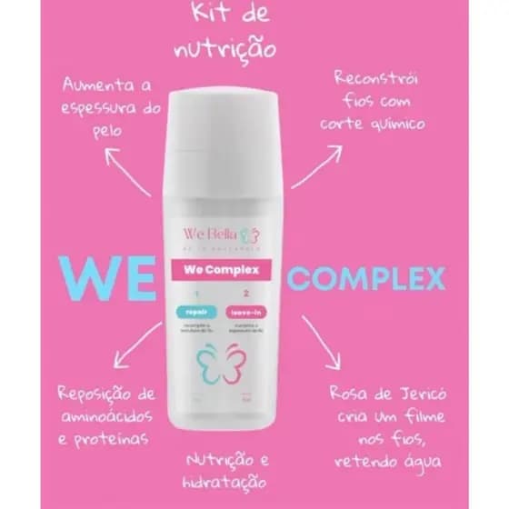 Tratamento Para Cílios/sobrancelhas Kit We Bella Complex 15ml
