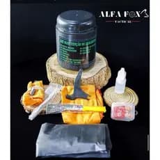 Kit Campo Selva Sobrevivência com 6 Potes  Alfa Fox