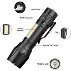 Lanterna Led Recarregável Usb