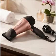 Secador Cabelo Portatil 1200w Bivolt Rosa Potente Compacto Leve Viagem