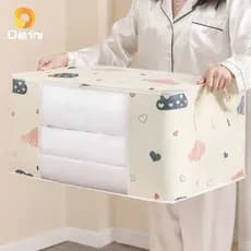Caixa Organizadora Flexível Closet Roupa Cobertor Casacos Armário