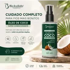 Reparador de Pontas Instinto 50ml - Alta Umectação, Proteção Térmica, Antifrizz