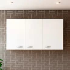 Armário Aéreo Cozinha Valença 120cm com 03 Portas