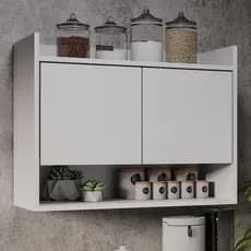 Armário Aéreo Cozinha Multiuso Cecília 70cm 02 Portas