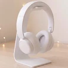 Suporte De Mesa Para Headset Gamer E Fone De Ouvido Organizador Setup Desk Premium Base Estável