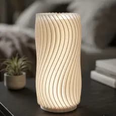 Luminária De Mesa LED USB Decoração Moderna Quarto Sala Abajur Premium