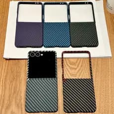 Dimensão De Brasagem De Carbono De Luxo Para Samsung Z Flip 3 4 5 6 7 Capa De Telefone Com Tela Dobrável À Prova De Choq