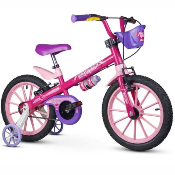 Bicicleta Infantil Aro 16 Com Rodinhas Para Crianças