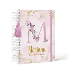 Caderneta de Saúde - Menina - Personalizada - Capa Dura - Vários Temas