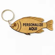 kit Chaveiro Peixe Personalizado  Lembrancinha Mdf Eventos