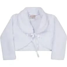 Bolero Infantil Manga Longa Roupa de Batizado, Daminha De Casamento