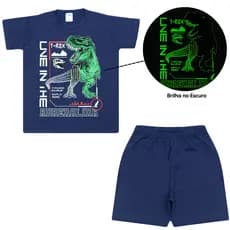 Pijama Infantil Meninos Roupa de Dormir Conjunto Menino