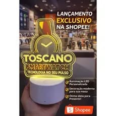 Luminária 3D de Led - Personalizada com sua logomarca ou desenho