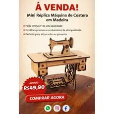 Máquina de Costura mini Artesanato