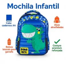 Mochila Escolar Mochila Infantil Menino Resistente Resistente e Impermeável