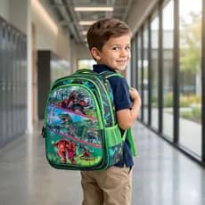 Mochila Infantil Dinossauro Menino Escolar Grande Impermeável Resistente