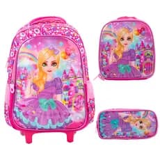 Kit Mochila Infantil Com Lancheira Térmica Estojo Mochila Escolar Infantil Impermeável