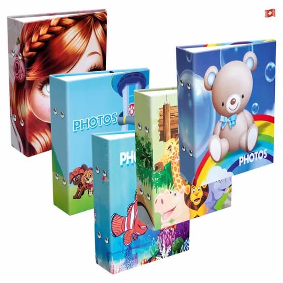 ÁLBUM DE FOTOS INFANTIL 10X15 120 FOTOS – LEMBRANÇAS DIVERTIDAS E COLORIDAS PARA CRIANÇAS
