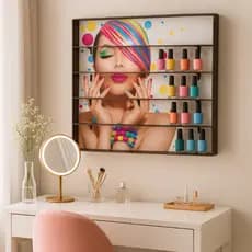 Prateleira Porta Esmaltes Manicure Prateira Porta Esmalte