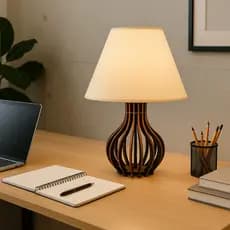 Kit 2 Abajur Quarto Decoração Sala Luminária Enfeite Mesa