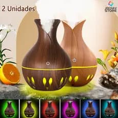 Difusor Aromatizador Umidificador De Ar De Ambiente 8H LED Ultrassônico Portátil Escritório Grande Para Quarto Carro