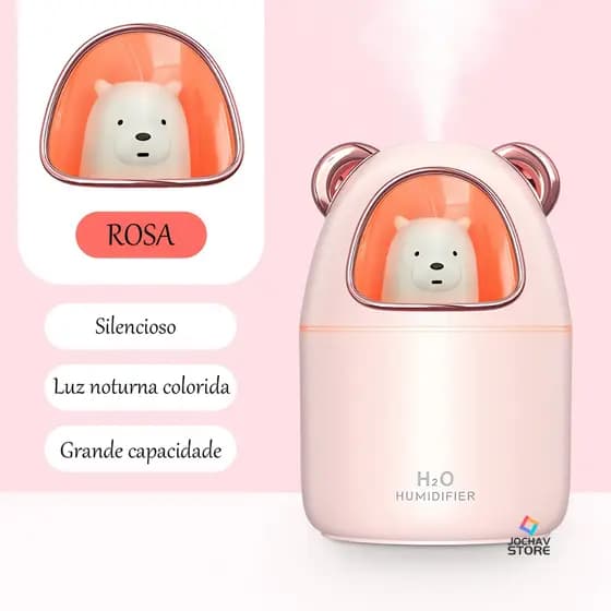 Umidificador De Ar Ultrassônico Escritório ​Aromatizador De Carro Usb Led De Ambiente Climatizador
