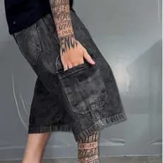 Bermuda Cargo Larga Masculina Streetwear 6 Bolsos Skate