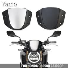 Para Honda CB650R 2019-2023 CB1000R 2018-2020 Motocicleta Pára-Brisas Tela Frontal Defletor De Vento Acessórios