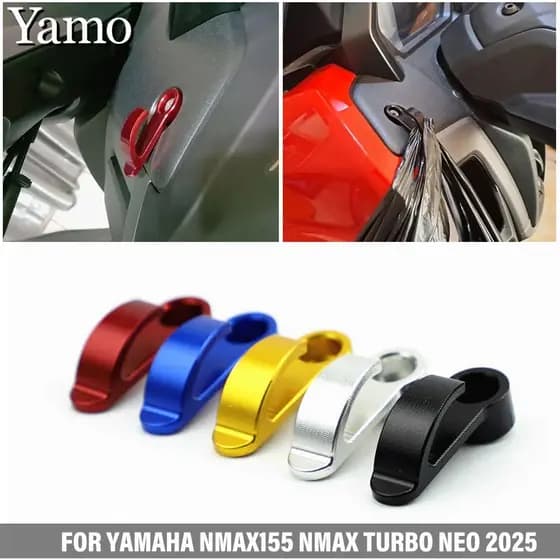 Para YAMAHA Nmax TURBO NEO S TECH MAX 2025-2026 Completo CNC Liga De Alumínio Gancho De Bagagem Armazenamento
