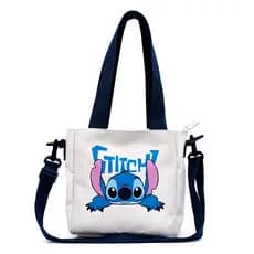 Bolsa de Ombro e Transversal Lilo & Stitch Stitch Alça de Ombro Removível