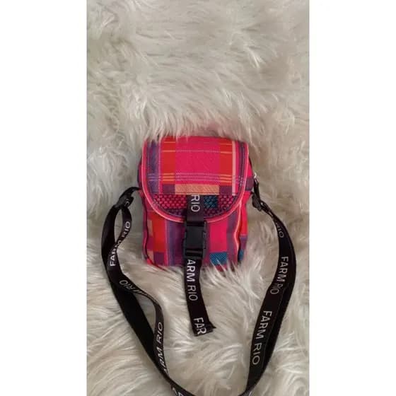 Bolsa Mini Bag Alça Transversal Regulável Verão Estampa Nova 03