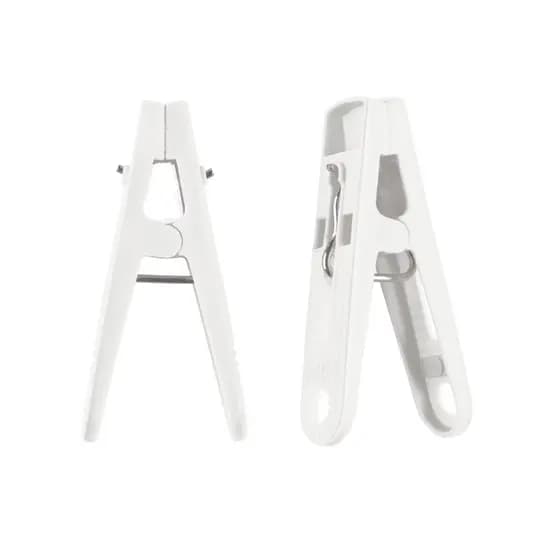 Kit 20 Prendedores de Roupa UZ  Resistentes Multiuso Varal Lavanderia - Transparente