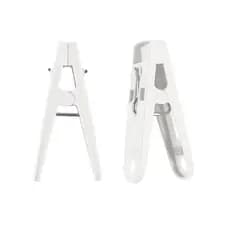 Kit 20 Prendedores de Roupa UZ  Resistentes Multiuso Varal Lavanderia - Transparente