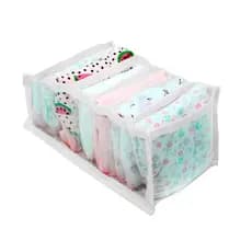 Colmeia Organizadora de Gavetas Crystal com 6 Divisórias tamanho PP – 35x10x10