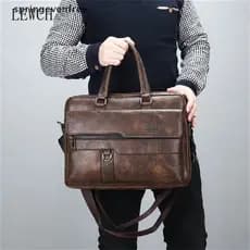 (Spre) Pasta De Couro Para Homens/Bolsa De Ombro Laptop PD2328