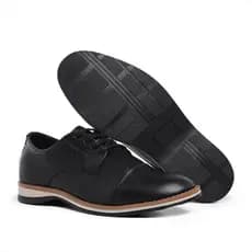 Sapato Social Oxford Marrom Confortável Casual Masculino Esporte Fino Moderno Elegante Ótimo Para Seu Dia Dia Trabalho