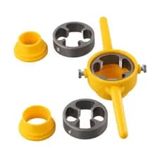 Jogo De Tarraxa Para Cano Tubos Pvc 6 Pçs 1/2 3/4 e 1 Polegada