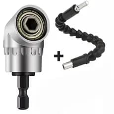 Cabo Extensor Flexível + Adaptador Angular P/ Parafusadeira