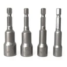 Kit Jogo De Soquete Canhão Parafusadeira 8 10 11 13mm Ímã